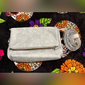 Elegant Light Blue Women's Crossbody Bag